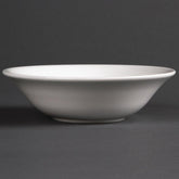 Olympia Linear Oatmeal Bowls White 150mm (Pack of 12)